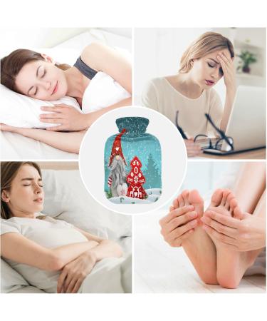 Shop Christmas Tomte Snowy Hot Water Bottle | 2L Fleece Cover - Perfect for Hot & Cold Compresses | International Shipping Available! - Buy Online on GoSupps.com