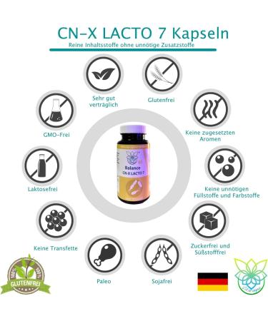 Vitaragna CN-X Lacto-7: 60 Gastrointestinal-Resistant Capsules with Lactobacillus Strains - L. Rhamnosus GG & More | Shop Internationally - Buy Online on GoSupps.com