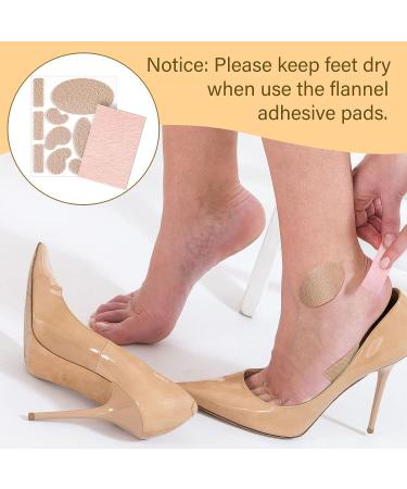 Moleskin for Feet Set | 30 Sheets + 110 Flannel Pads + 20 Tape Patches | Heel Blister Protection and Anti-Wear Padding - Buy Online on GoSupps.com