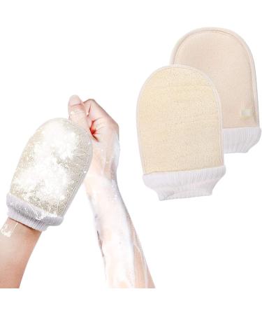 Organic Luffa Gloves for Peeling & Exfoliating | Eco-Friendly Bath & Shower Gifts for Women - Buy Online on GoSupps.com