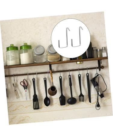 Zerodeko Kitchen Utensil Hooks 40pcs Door Hook Over Door Clothes Hanger Rack Christmas Ornaments Hook Stainless Steel Hook Towel - Buy Online on GoSupps.com