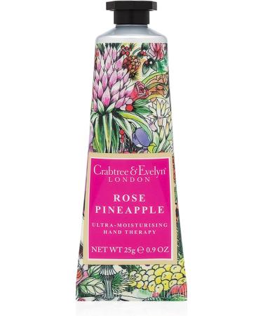 Crabtree & Evelyn Rose Pineapple Hand Therapy Cream 25g - Buy Online on GoSupps.com