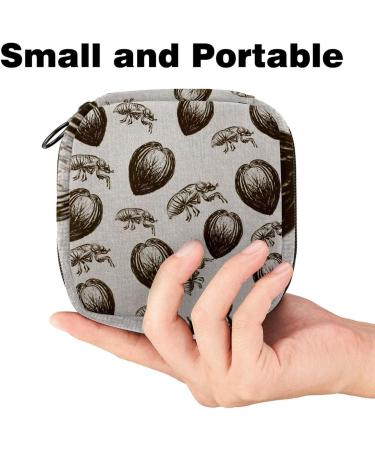 Fossil Insect Tie Storable Pocket for Women & Girls - Menstrual Cup Holder Bag | 7 Color Options - Buy Online on GoSupps.com