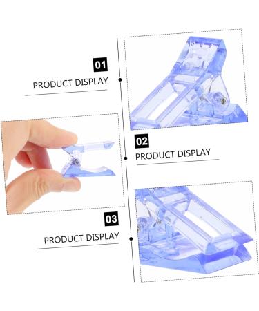 Mikinona 24 Pcs Nail Clip Nail Art Tips Extension Kit Nail Fixing Clips Nail Tip Clips for Nail Extension Clip Heavy Duty Clamps Nail Extension Kit Fake Nail Tip Clip Plastic Uv Equipment 1 count (Pack of 1) Red Bluex2pcs - Buy Online on GoSupps.com