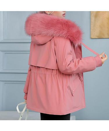 Shop Hehiy Women's Winter Coat - Warm Quilted Jacket with Removable Hood | Sahnekatzii Long Down Jacket & Short Vest in Black & Red | Sizes Up to 3XL - Buy Online on GoSupps.com