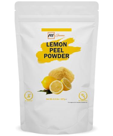 mGanna 100% Natural Lemon Peel Powder For Skin Care 0.50 LBS / 227 GMS / 8 Oz