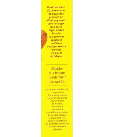 Gerble 6 Barres aux Figues de 25 g - Buy Online on GoSupps.com