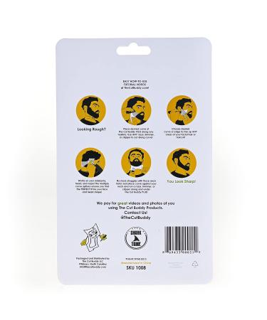 The Cut Buddy PLUS | Beard, Hairline, Mustache Shaping Tool | Clear Timmer Guide + Bonus Pencil - Buy Online on GoSupps.com