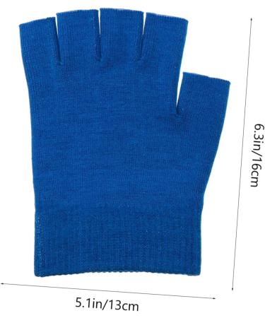 Healeved 6 Pairs Gel Gloves Half Finger Gloves Skin Care Gloves Fingerless Sleeping Gloves Dry Hand Gloves Moisturizing Gloves Moisturizing Hand Gloves Miss at Night Knitting Lotion - Buy Online on GoSupps.com