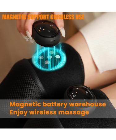 Rejuvaknee Advanced Knee Relief Massager Multi-functional Heated Device | 5 Heating & 3 Massage Modes for Joint Pain Relief | Grey - Buy Online on GoSupps.com