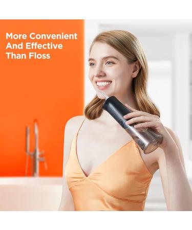Bitvae Water Flossers for Teeth Cordless Water Flosser with 3 Modes & 5 Intensities Water Teeth Cleaner Picksfor Teeth Cleaning IPX7 Waterproof & Rechargeable Portable for Travel Black - Buy Online on GoSupps.com