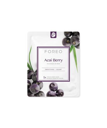 Foreo Acai Berry Sheet Mask 3-Pack | Hydrating Antioxidant Formula | Vegan & UFO Device Compatible - Buy Online on GoSupps.com