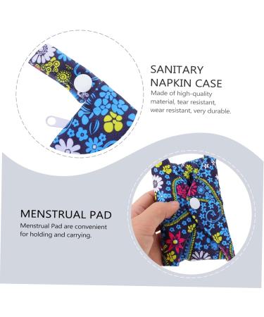 Mama Cloth 6Pcs Washable Menstrual Pads - Reusable Panty Liner Leak-Proof Napkin Charcoal Bamboo Pads - Assorted Colors - Pack of 6 - Buy Online on GoSupps.com