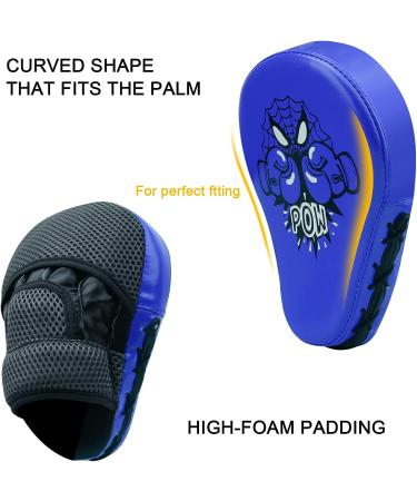 Kids Boxing Focus Punching Mitts for MMA Muay Thai Kickboxing - Karate Training Gear - Buy Online on GoSupps.com