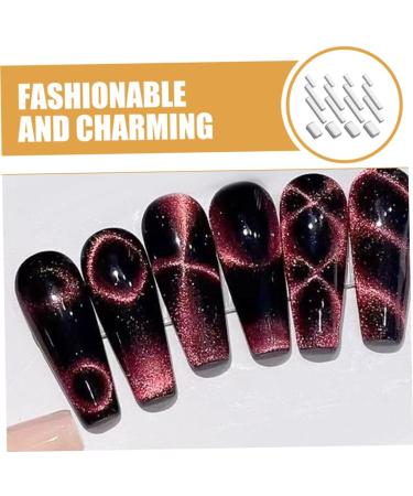 Housoutil 4 Sets magnet set Multifunction 4 piece set cat eye nail magnets nail gel nail polish Manicure tools French nail gel polish manicure Strip nail magnets tool magnet - Buy Online on GoSupps.com
