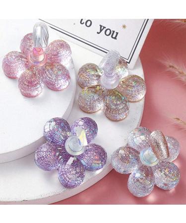 BWESOO Multi Flower Shape Nail Art Practice Stands Magnetic Nail Art Tips Practice Display Stand DIY Nail Crystal Holder Manicure Tools Nail Art Accessories - Buy Online on GoSupps.com