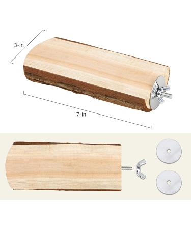 Niteangel Parrot Cage Perch - Wooden Platform for Birds (2 Pack) - Buy Online on GoSupps.com