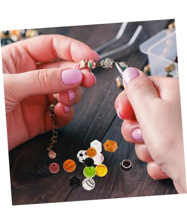 COHEALI Silicone Bead Kit - 880 Pcs Bulk Beads for DIY Keychains, Necklaces, and Teether - Baseball and Softball Design - Round Circle Shape - 1.5CM Size - 5pcs - Buy Online on GoSupps.com
