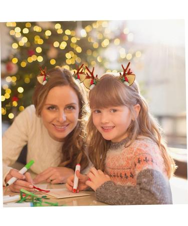 FOMIYES 2 Pairs Christmas hair clips hair padding girl hair clips clips for hair antlers hair pin xmas hair pin Reindeer Hair Clip Xmas hairpins Christmas hairpins hair barrettes - Buy Online on GoSupps.com