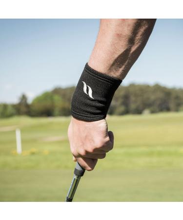 Back on Track Physio 4-Way Stretch Black Wrist Brace - Enhanced Mobility & Recovery | Welltex Technology for Active Lifestyles | Size S Small - International Shipping Available - Buy Online on GoSupps.com
