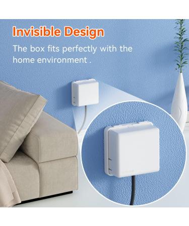 SAFELON 1 PC UK Socket Cover Box for Baby Safety Childproof Electrical Outlet & Plug Cover Box with Waterproof Splashes Switch Protector Cover for Home Safety (Single White) Single White - Buy Online on GoSupps.com