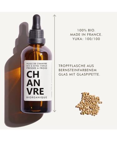 Organic Hemp Oil 100% Pure & Cold Pressed - 100ml | Natural Hair Body & Skin Care | Anti-Aging Face Oil - Buy Now! - Buy Online on GoSupps.com