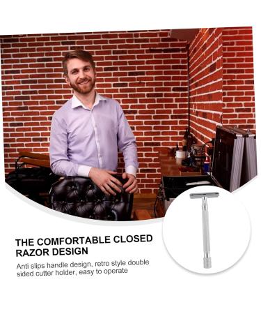 Didiseaon Manual Safety Razor for Men - Durable Stainless Steel Double Edge Shaving Tool Beard Trimmer & Old Fashioned Single Blade Scraper - Buy Online on GoSupps.com