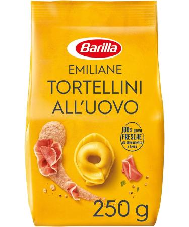 Barilla Emiliane Tortellini Prosciutto Crudo Dried Pasta Egg with Ham Gr.250