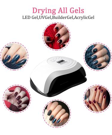 Jotul Nail Dryer - 168W UV LED Lamp for Professional Nails | Smart Sensor Multiple Timers & LCD Display | Ideal for Gel Nail Polish & Gelail - Buy Online on GoSupps.com