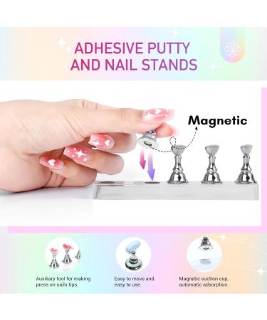 Saviland Chrome Nail Powder Kit 6 Colors Aurora Chrome Powder for Nails with U V LED Nail Lamp Top Gel Press on Nails Tips Nail Glue Basic Nail Tools Kit for Home DIY Chrome Mirror Effect Nail Art - Buy Online on GoSupps.com