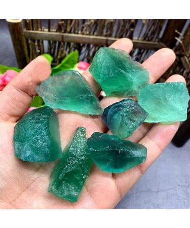 Natural Crystal Rough Decorative Crystal 100g Natural Green Fluorite Raw Gemstone Quartz Specimen Original Stones Crystals for Crafts Home Decor Crystal - Buy Online on GoSupps.com