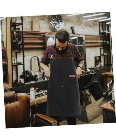 DOITOOL Barber Apron Restaurant Aprons Polyester Apron Cooking Aprons Overalls for Men Apron for Men Grilling Accessories Kitchen Apron Fabric Men and Women Barbecue Work Clothes - Buy Online on GoSupps.com