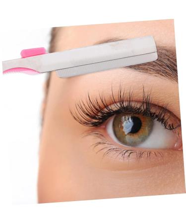 Frcolor Women's Eyebrow Trimmer Set - 3 Pack Travel Facial Shavers Safe Stainless Steel Peach-Fuzz Razors in Assorted Colors - Buy Online on GoSupps.com