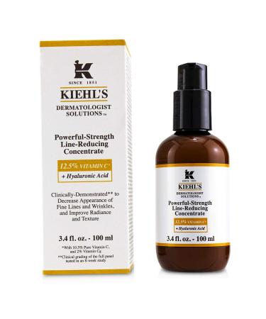 Kiehl's Powerful-Strength Line-Reducing Concentrate 3.4 oz - Anti-Aging Serum - Buy Online on GoSupps.com