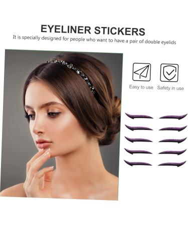 Didiseaon 80 Pairs Eyeliner Stickers Eye Makeup Tools Stiker Reusable Double Eyelid Tapes Skin Patch Eyes - Buy Online on GoSupps.com