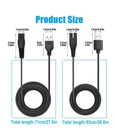 QOCO Charger for Water Flosser Kit - Replacement USB Charging Cable for Waterpik, Hangsun, Pecham - Compatible with WP450EC WP462EC GS8-1 Power Adapter - Buy Online on GoSupps.com