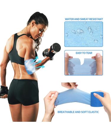 Pink Pre Wrap Tape for Athletes - 3 Rolls of Foam Underwrap Sports Wrap (66 Yards) - Ideal for Hair and Sports Use - Buy Online on GoSupps.com