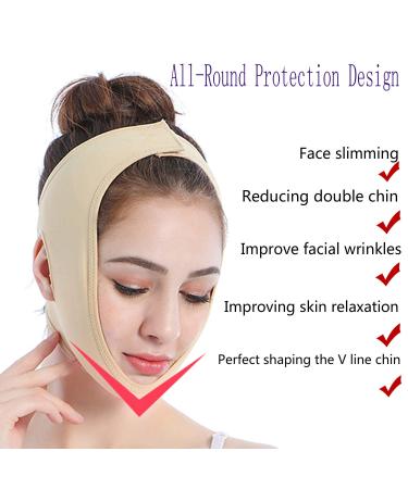 Aniboow Face Lifting Slimming Belt - V Line Shape Lift Up Thin Mask Strap for Men and Women (XL) - Buy Online on GoSupps.com