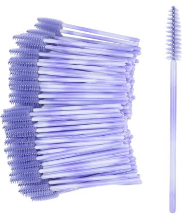Eyelash Brush Mini Makeup Brushes Mascara Wands Mascara Wands Applicator Disposable Eyebrow Brush Set 200pcs Eyelash Extension Cosmetic Tool (Light Purple) - Buy Online on GoSupps.com