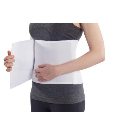 NYOrtho Plush Stomach Abdominal Binder - Soft Latex-Free Abdomen Wrap for Men and Women (30" - 45") 3 Panel - 9" 30-45 Inch (Pack of 1) 3 Panel - 9" High