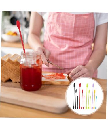 CIMAXIC 12ST Silicone Scraper for Cosmetic Bottles | Long Handle Make-Up Scrub & Cake Cream Spatula | Perfect for Peeling Gel & Dessert - Buy Online on GoSupps.com