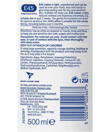 E49 E45 Hydrating Lotion Pump 500ml - Buy Online on GoSupps.com