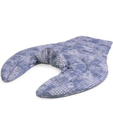 Neck Horns HWS - Therapeutic Rapeseed Seed Pillow for Neck Shoulders & Back | Thermal Warming Pillow in Used Look Gray-Blue - Perfect for Relaxation & Pain Relief - Buy Online on GoSupps.com
