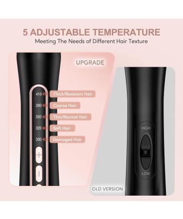 Thermal Brush for Big Bouncy Blowout - 1.5" Heated Round Brush with 5 Temps | Ceramic Curling Wand for Medium & Long Hair - Dual Voltage for Travel - Buy Online on GoSupps.com