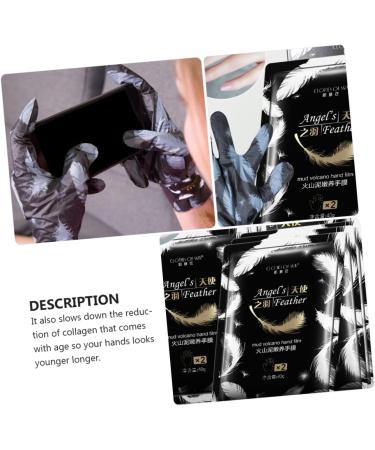 Healeved 2 Pairs Hand Mask Hand Care Gloves Hand Spa Gloves Nourishing Hand Cream Enhancing Gloves Gauntlet Sleeping Moisturizing Gloves Hand Care Mask Gel Dry Hands Aluminum Platinum Paper - Buy Online on GoSupps.com