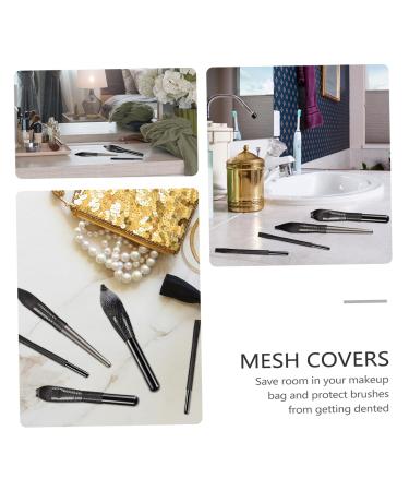 FRCOLOR 100pcs Makeup Brush Protector Mesh Covers - Travel Sleeve for Cosmetic Brushes - Secure and Durable Makeup Protection - Buy Online on GoSupps.com