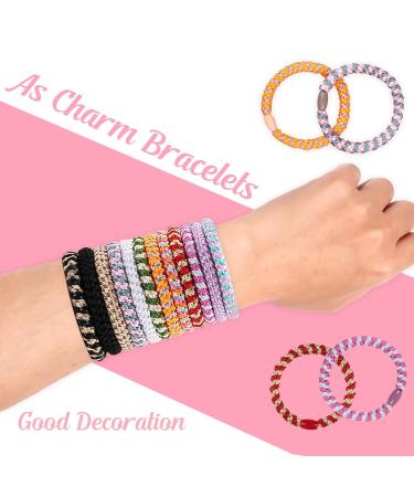 12-Piece Elastic Hair Ties for Women & Girls | Stylish Ponytail Holders in Mixed Colors - Buy Online on GoSupps.com