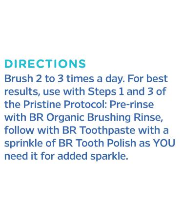 BR Certified Organic Toothpaste - Whitens Teeth, Freshens Breath, and Soothes Gums - Peppermint - 4oz (Pack of 2) - Buy Online on GoSupps.com