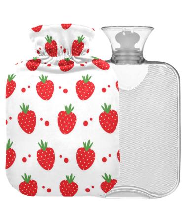 NAANLE DOTS TRADEBERS HATTING BACK MITED Transparent hot water bottle 2l large hot hot water bottle for bed hand feet warmer pain relief warmth and cold therapy