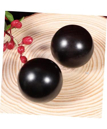 Hapinary Wooden Hand Massage Balls - 2 Piece Set | Premium Wood Massage Tools for Hand Exercise & Relaxation | Chinese Therapy Balls - Buy Online on GoSupps.com
